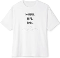 Woman. Wife. Boss Tee -  BEVERLY BERG LLC