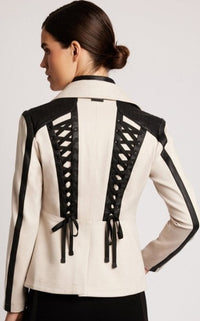 Castro Moto Leather Jacket -  BEVERLY BERG LLC