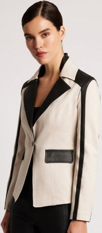 Castro Moto Leather Jacket -  BEVERLY BERG LLC