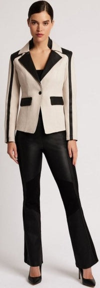 Castro Moto Leather Jacket -  BEVERLY BERG LLC