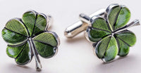 Emerald Clover Cufflinks
