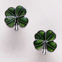 Emerald Clover Cufflinks