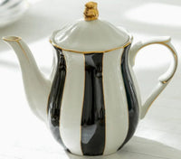 Beetlejuice Scallop Porcelain Teapot