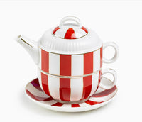 Red Carousel Tea for One (Set)