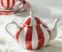 Red Carousel Cup & Saucer
