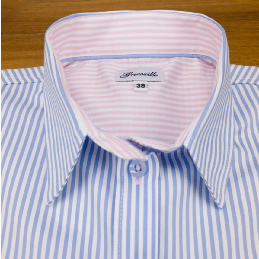 Grenouille Blue Shirt -  BEVERLY BERG LLC