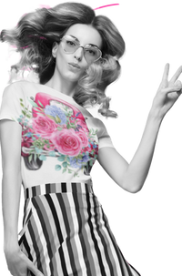 Lilly Rose Girlfriend Tee -  BEVERLY BERG LLC