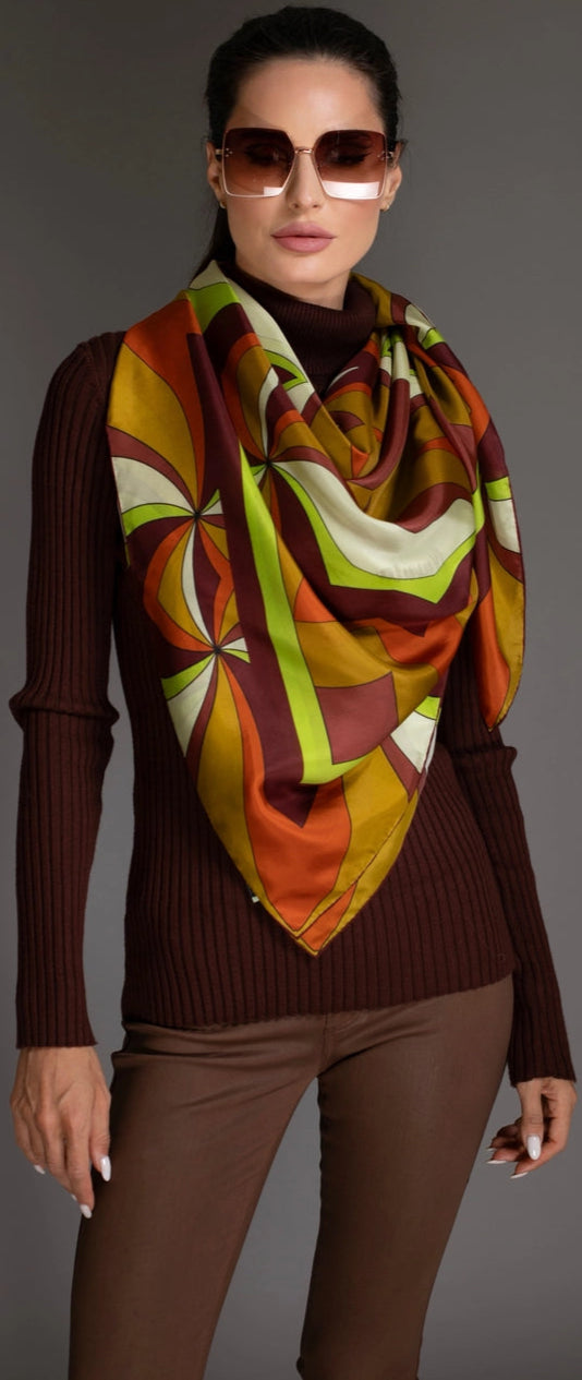 Abby Sarong Silk Scarf