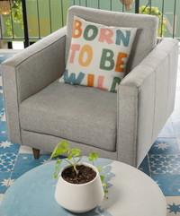 Born To Be Wild Pillow -  BEVERLY BERG LLC