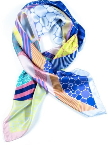 Evening Blush Silk Scarf -  BEVERLY BERG LLC