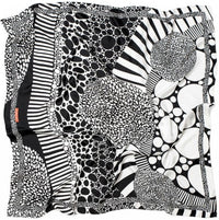 Monochrome Silk Scarf -  BEVERLY BERG LLC