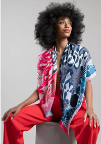 Pheresis Silk Scarf