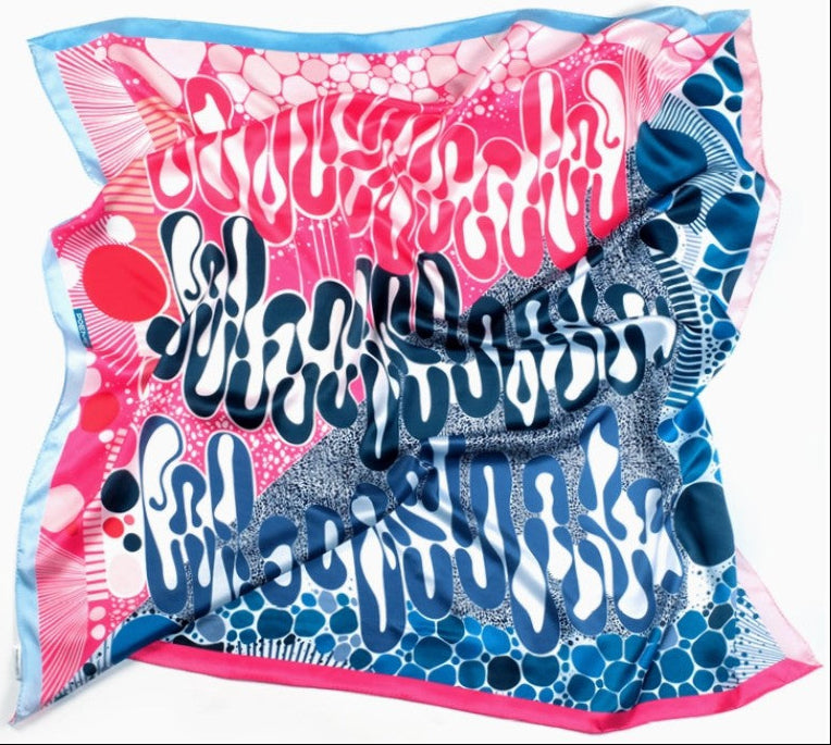 Pheresis Silk Scarf