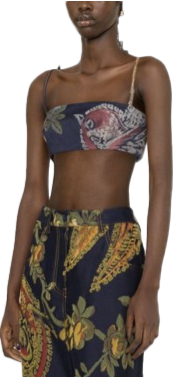 Etro Floral Jacquard Top -  BEVERLY BERG LLC