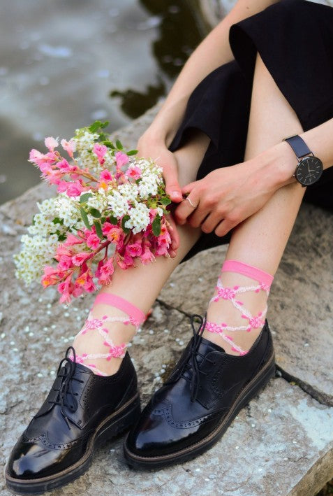 Kristen Pretty N Pink Socks