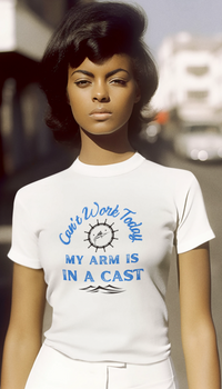 Can't Work Today Relaxed Tee -  BEVERLY BERG LLC