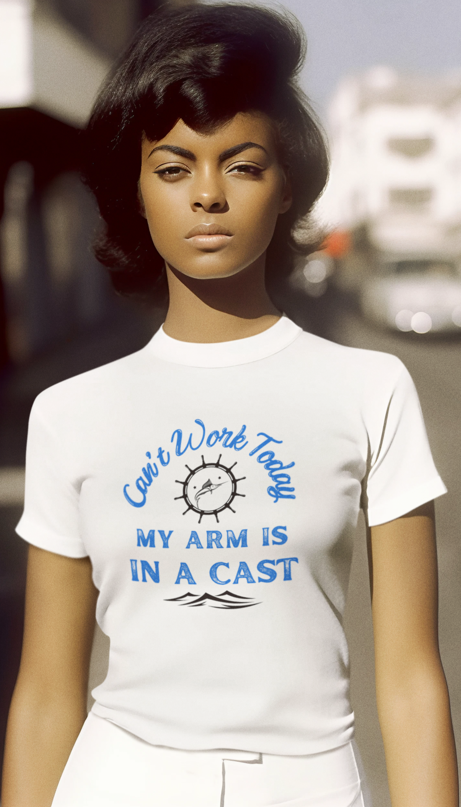 Can't Work Today Relaxed Tee -  BEVERLY BERG LLC