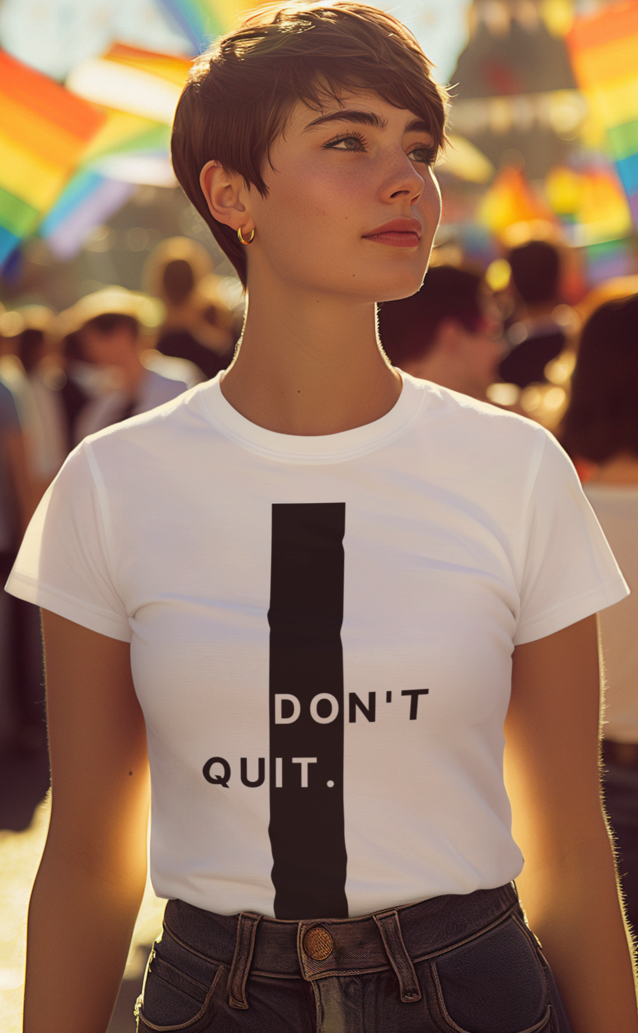 Don't Quit Tee -  BEVERLY BERG LLC