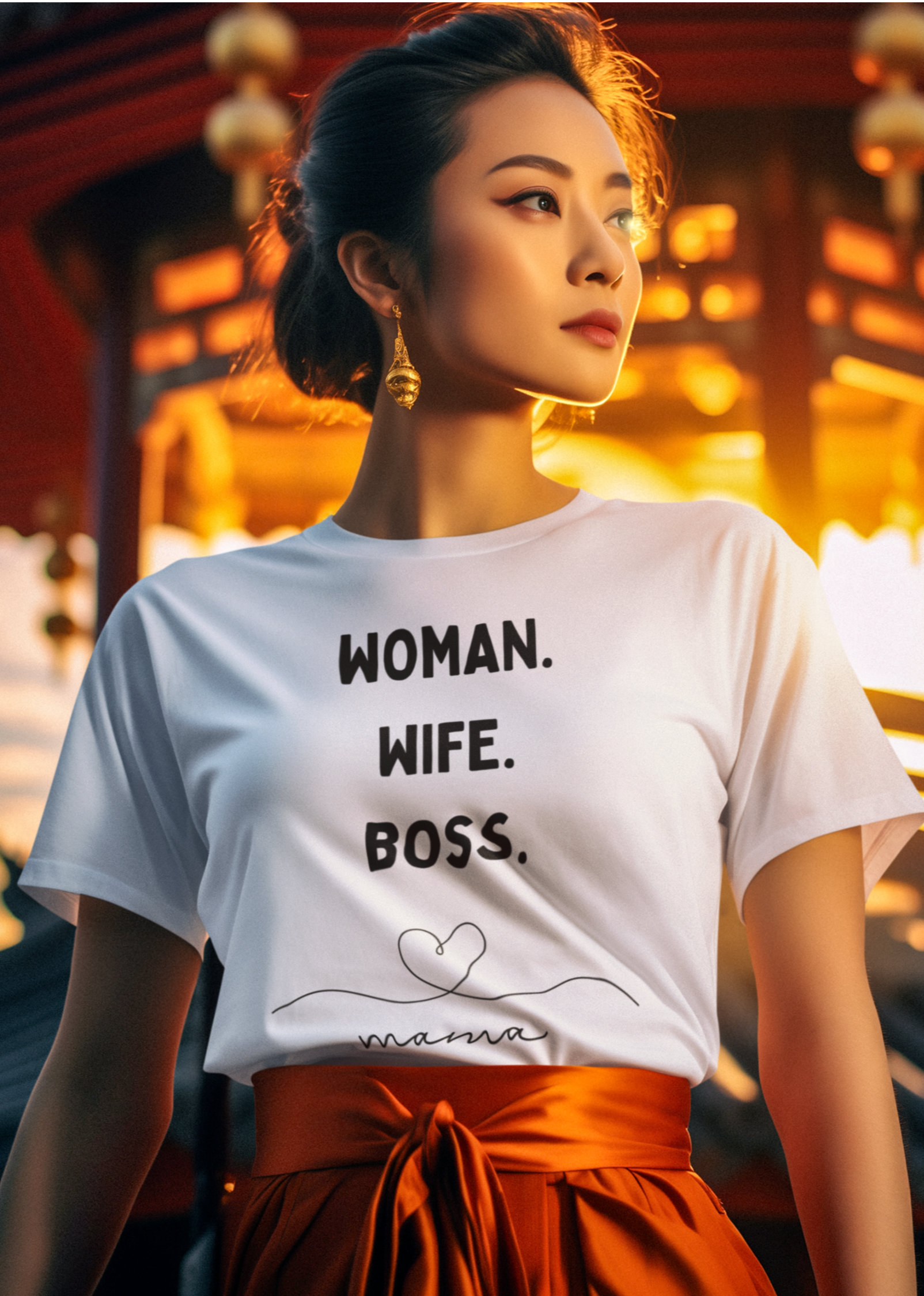 Woman. Wife. Boss Tee -  BEVERLY BERG LLC