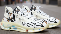 Graffiti Chic Mesh Sneakers