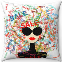 The Fashion Sale Pillow -  BEVERLY BERG LLC