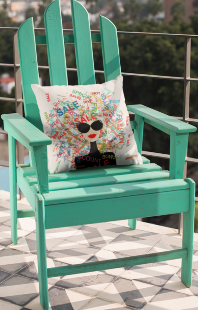 The Fashion Sale Pillow -  BEVERLY BERG LLC