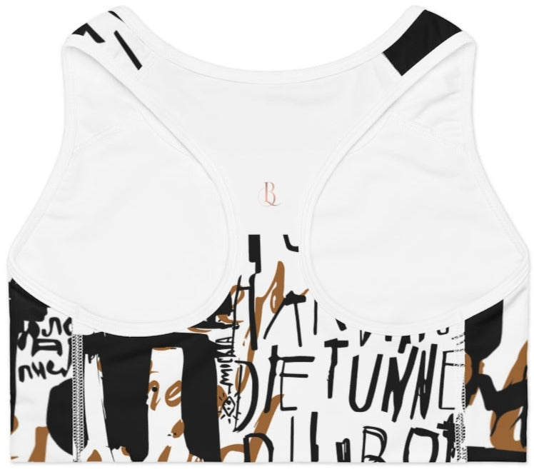 Graffiti Chic Sports Bra -  BEVERLY BERG LLC