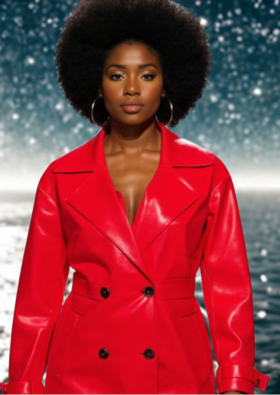 Ruby Trench Coat (preloved)