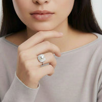 Pearl Halo Dreams Ring