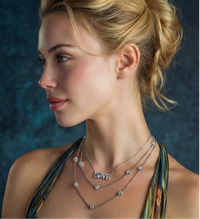 LOVE Moissanite Necklace