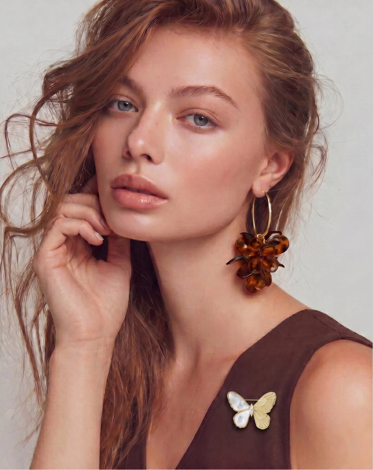 Ethereal Butterfly Brooch