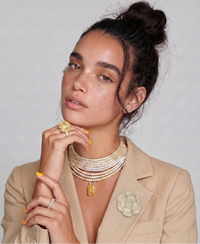 Golden Rose Brooch