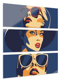 Cinematic Woman Art Panel