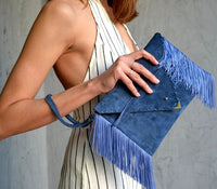 Medusa Silk Fringes Clutch