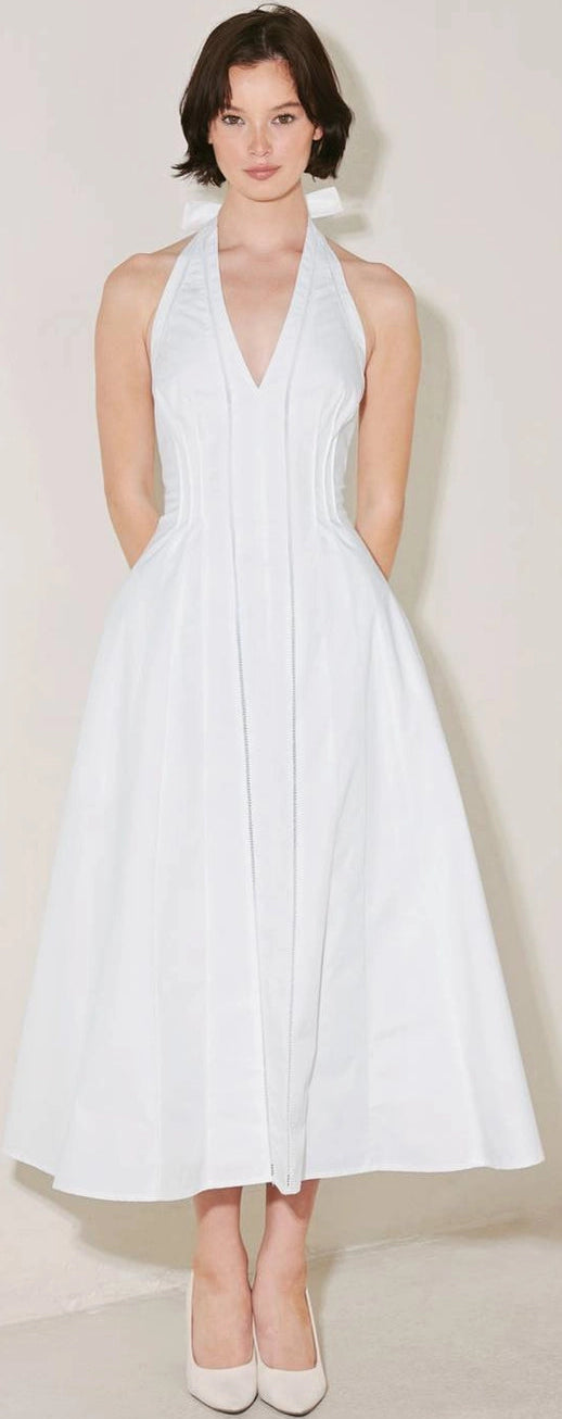 Beverly Chic Halter Dress