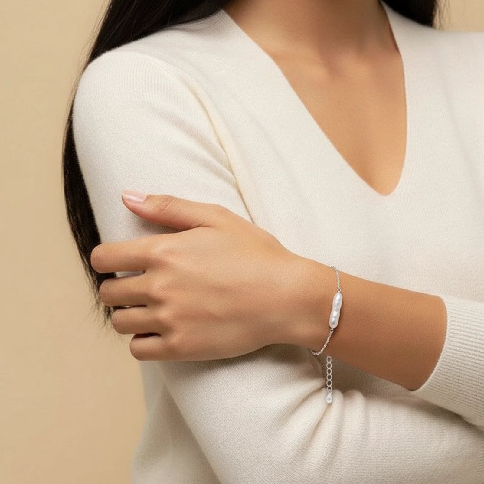 Pearl Chain Bracelet