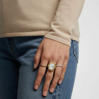 Baroque Pearl Crown Ring