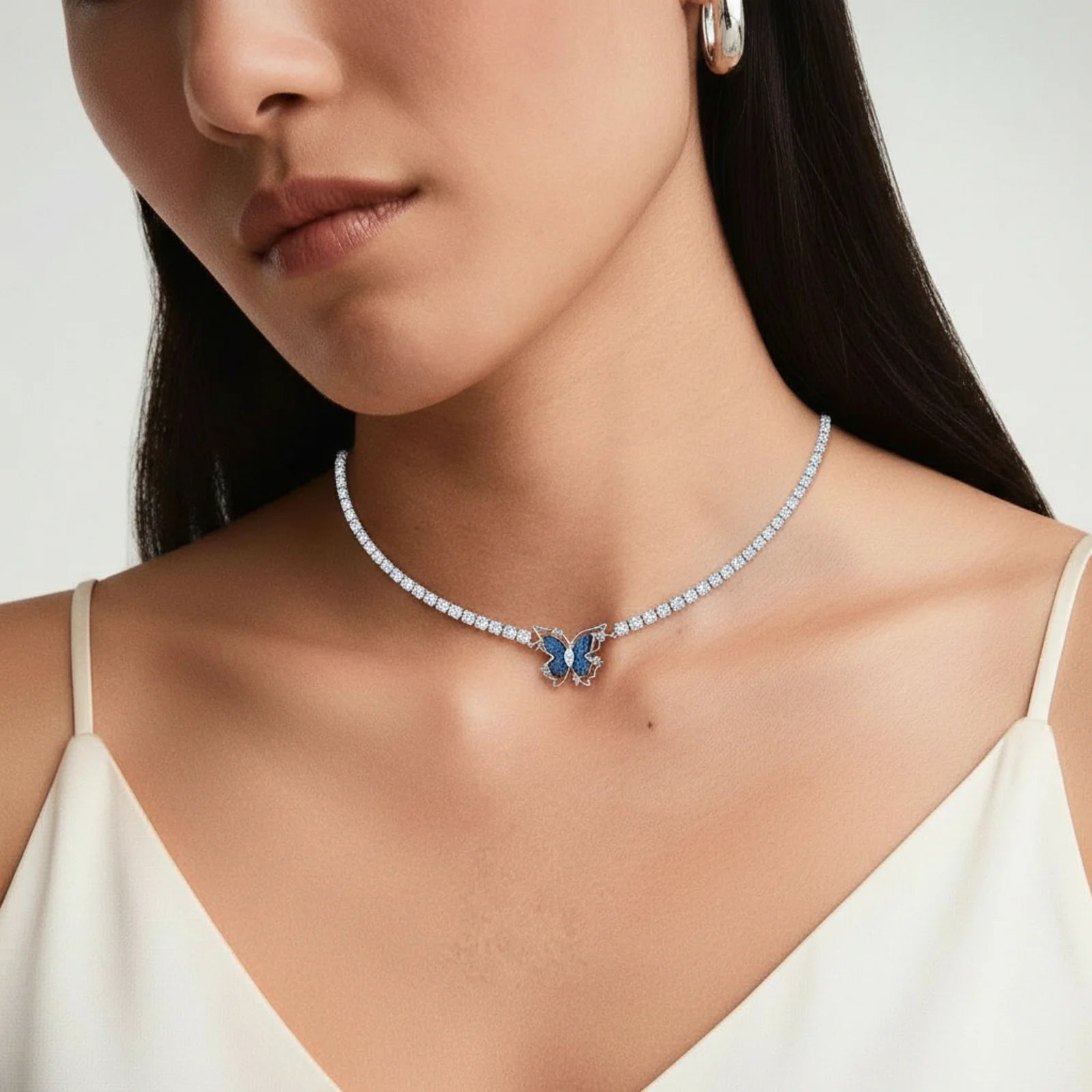 Butterfly Dreams Tennis Necklace
