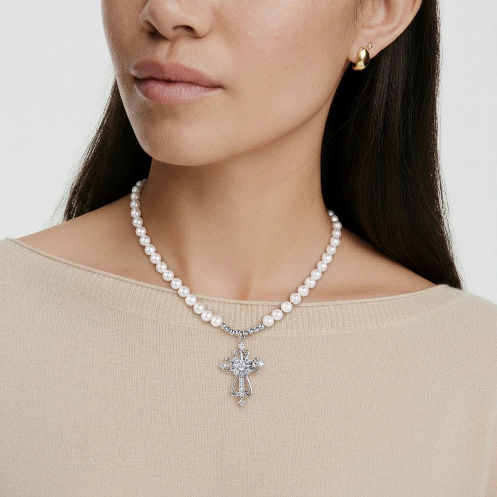Divine Grace Cross Necklace