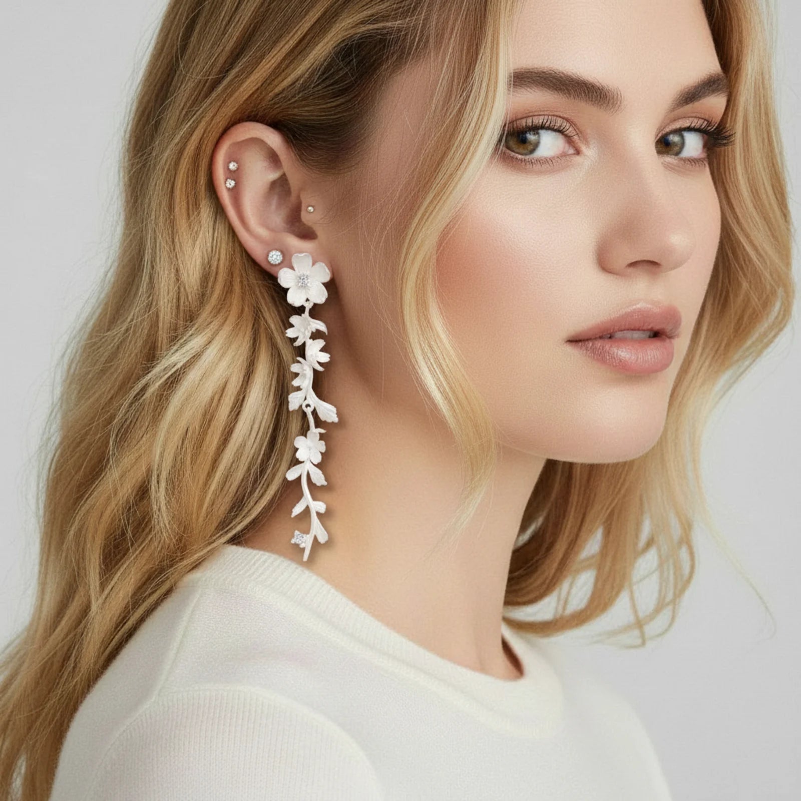 Garden Bloom Drop Earrings
