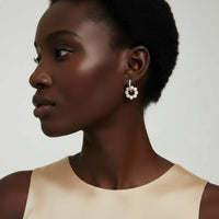 Pearl Cluster Huggie Hoops