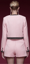 Candy Pink Tweed Jacket
