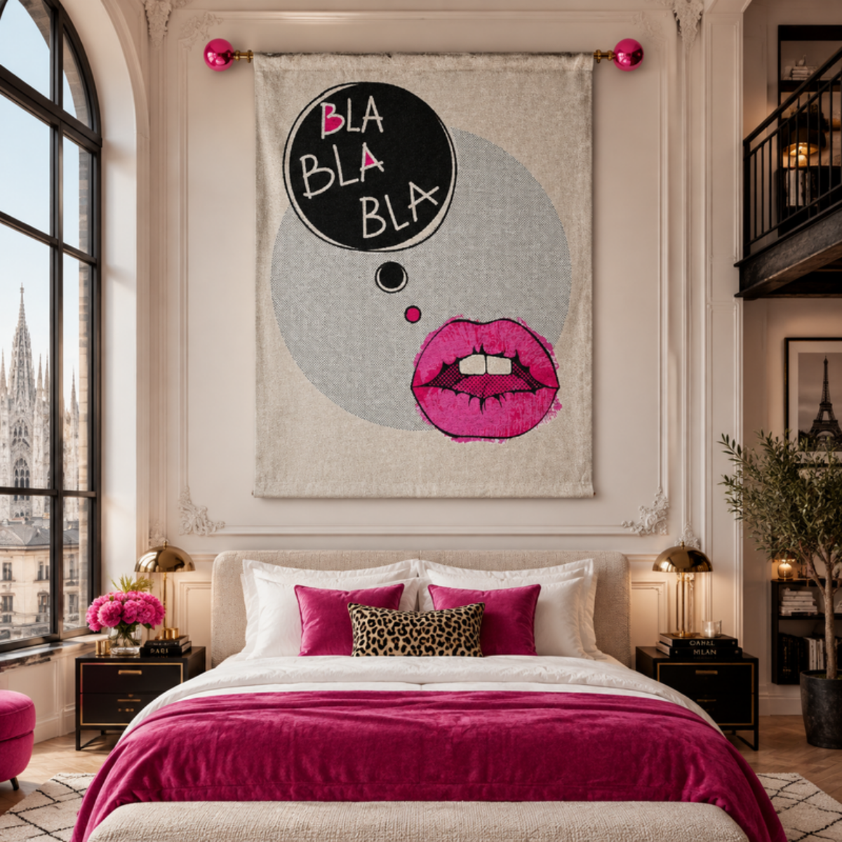 BLA Pop Art Wall Tapestry