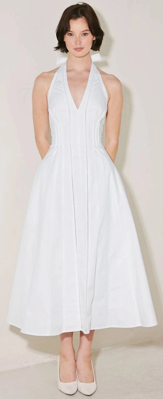 Beverly Chic Halter Dress