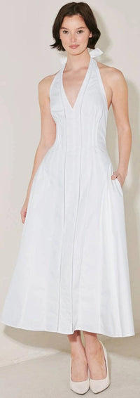 Beverly Chic Halter Dress