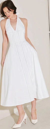 Beverly Chic Halter Dress