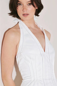 Beverly Chic Halter Dress