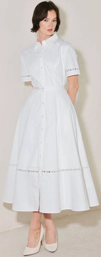 Chloe Flared Midi Dress