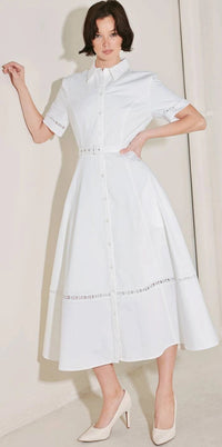 Chloe Flared Midi Dress