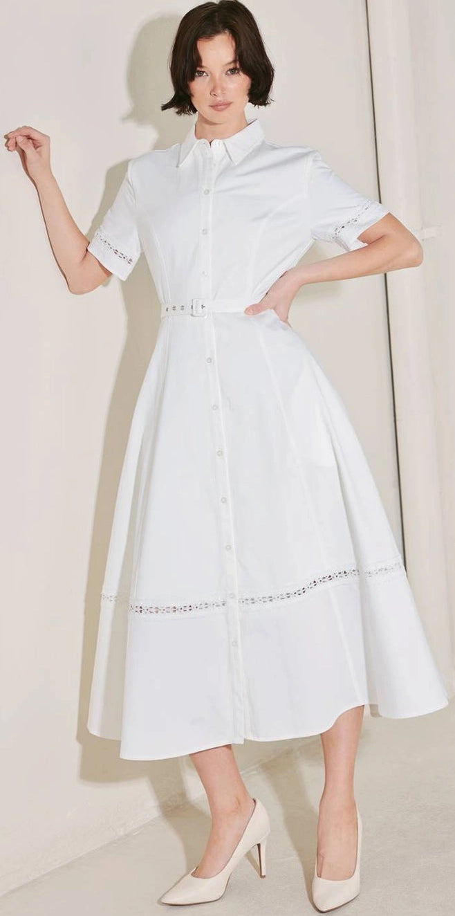 Chloe Flared Midi Dress